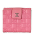 Chanel Bifold Wallet, &pound;320, Accessories, Pink, Leather, Front view